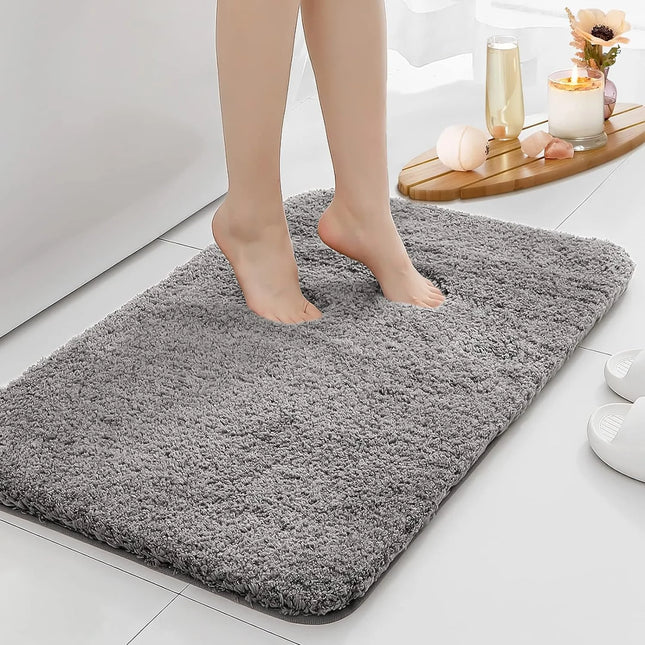 Alfombrilla de baño gruesa antideslizante y superabsorbente