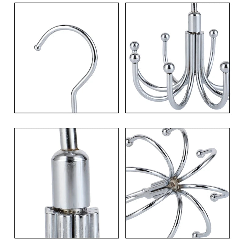 Percha multiusos de metal giratoria de 360 grados con 8 ganchosPerchasHome & Garden > Household Supplies > Storage & Organization > Clothing & Closet Storage > Closet Organizers & Garment Racks > Closet Organizers