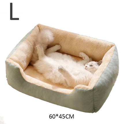 Square pet bed