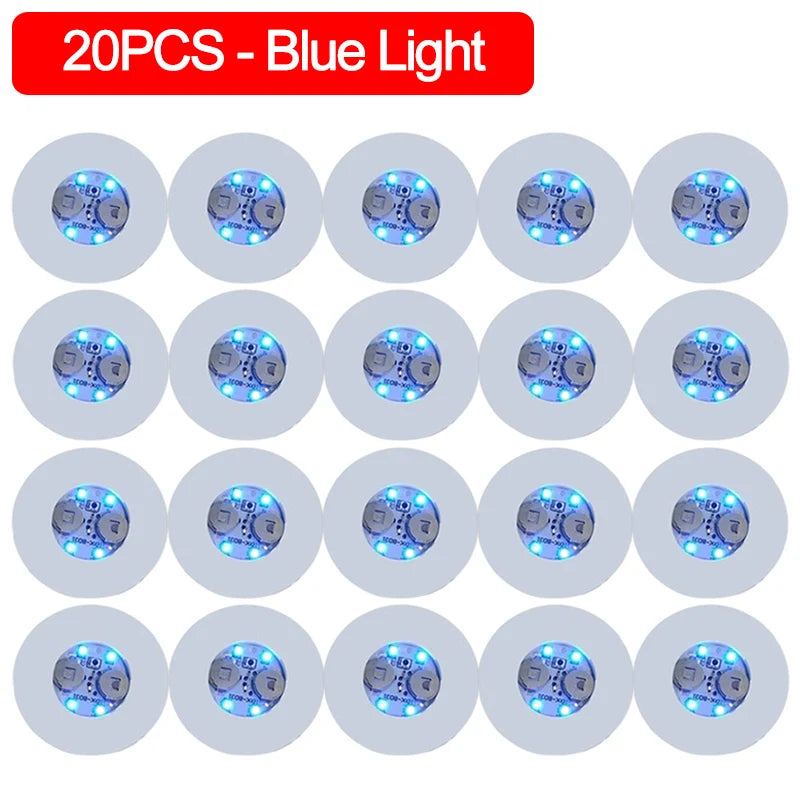 Posavasos LED adhesivos para vasos y botellas · Luces decorativas multicolorPosavasosHome & Garden > Kitchen & Dining > Barware > Coasters