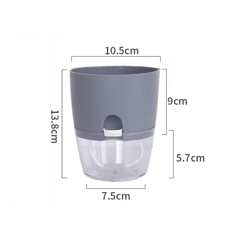 Maceta hidropónica de dos capas autorriegoMacetas