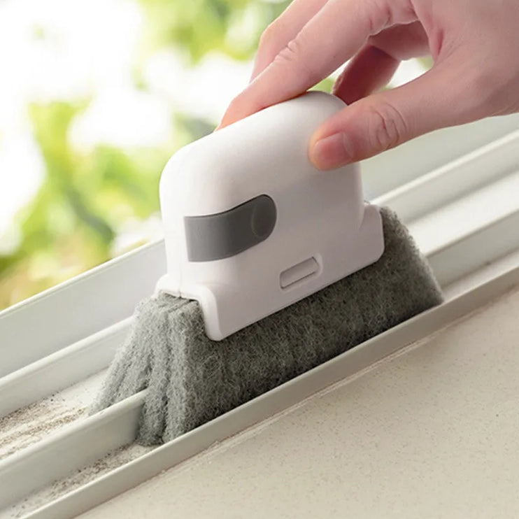 Sponge for cleaning windows and grooves