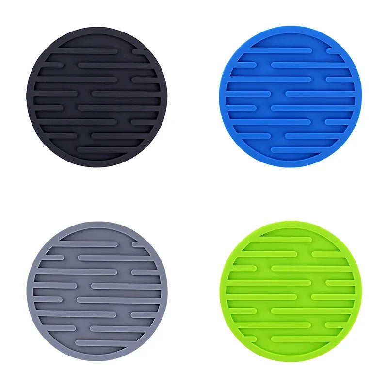 Set de 4 posavasos redondos de silicona antideslizantes de 10 cmPosavasosHome & Garden > Kitchen & Dining > Barware > Coasters