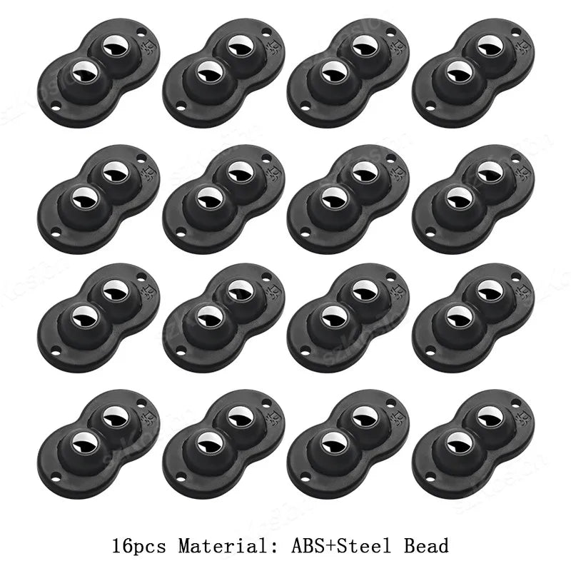 Mini ruedas adhesivas 360°, pack 4/8/16, para muebles y cajasRuedasHardware > Hardware Accessories > Casters