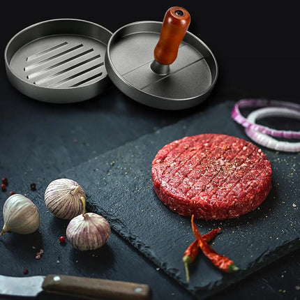 Stainless Steel Non-Stick Burger Press