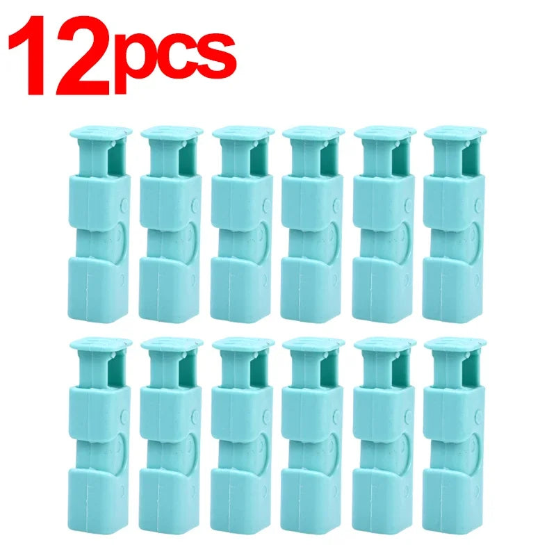 Pinzas reutilizables para sellar bolsas de alimentos – pack de 6 o 12 unidadesPinzasHome & Garden > Kitchen & Dining > Food Storage Accessories > Twist Ties & Bag Clips > Bag Sealing Clips