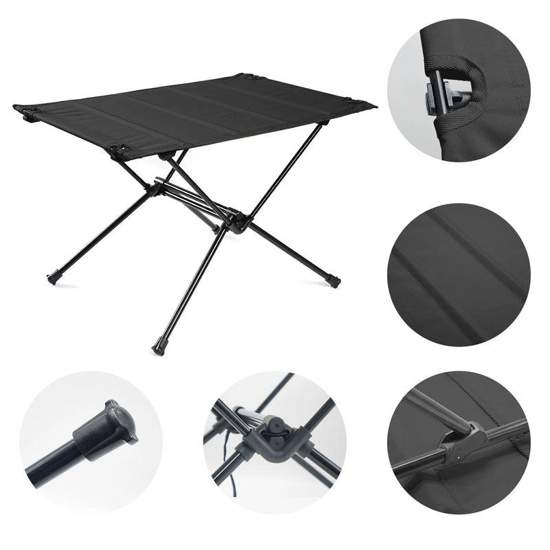 Mesa plegable de camping enrollable | 1680d oxford + aleación de aluminioMesas plegablesFurniture > Outdoor Furniture > Outdoor Tables