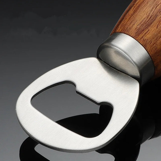 Wooden Handle Bottle Opener