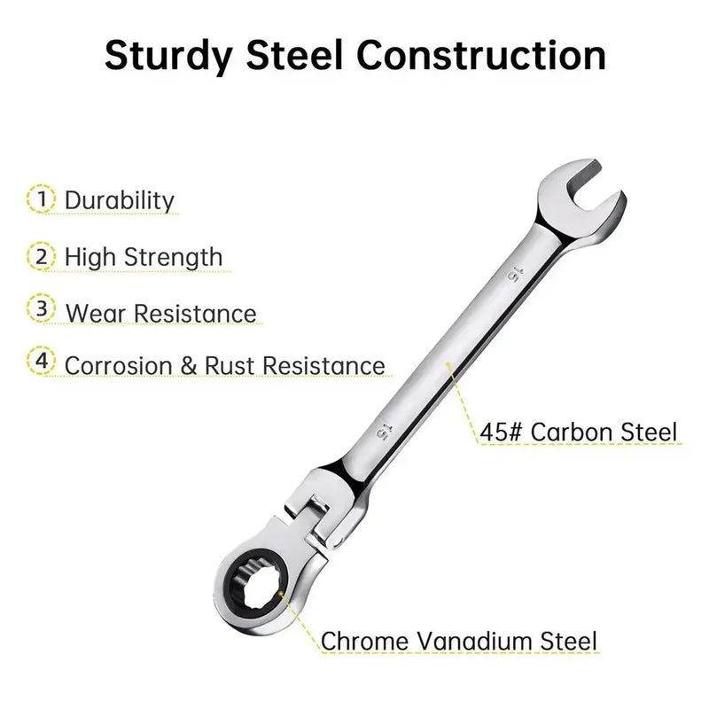 Llave combinada de carraca reversible 180ºLlaves fijasHardware > Tools > Tool Keys