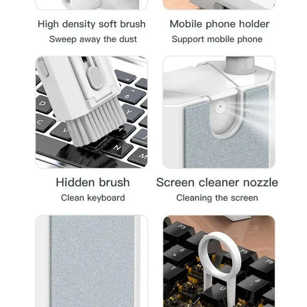 Computer Keyboard Cleaning Brush Kit 8 in 1