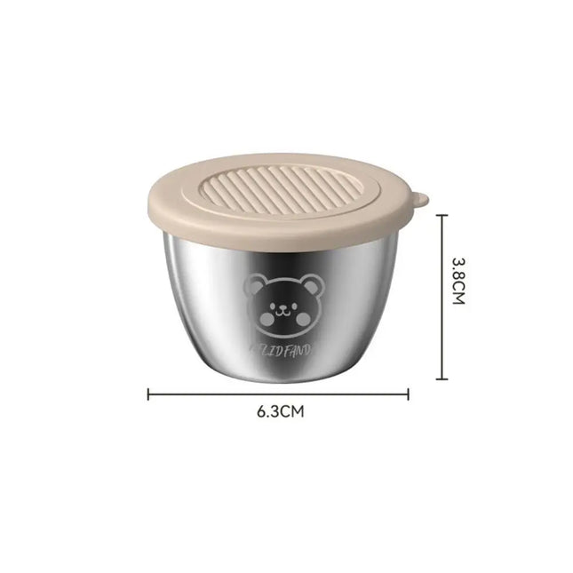Salsera en acero inoxidable con tapa de silicona | 50 ml, hermético y portátilSalserasHome & Garden > Kitchen & Dining > Tableware > Serveware > Gravy Boats