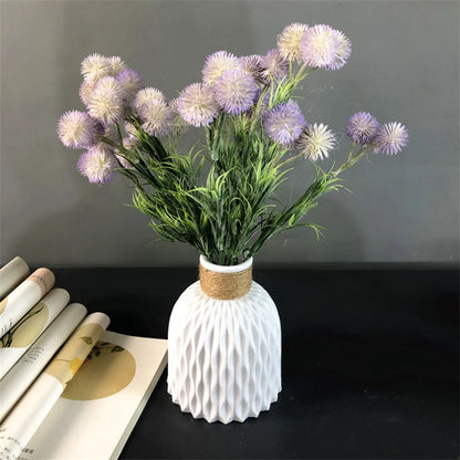 Florero moderno de imitación de cerámica decorativo de plástico