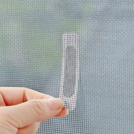 Adhesive mesh for mosquito net repair