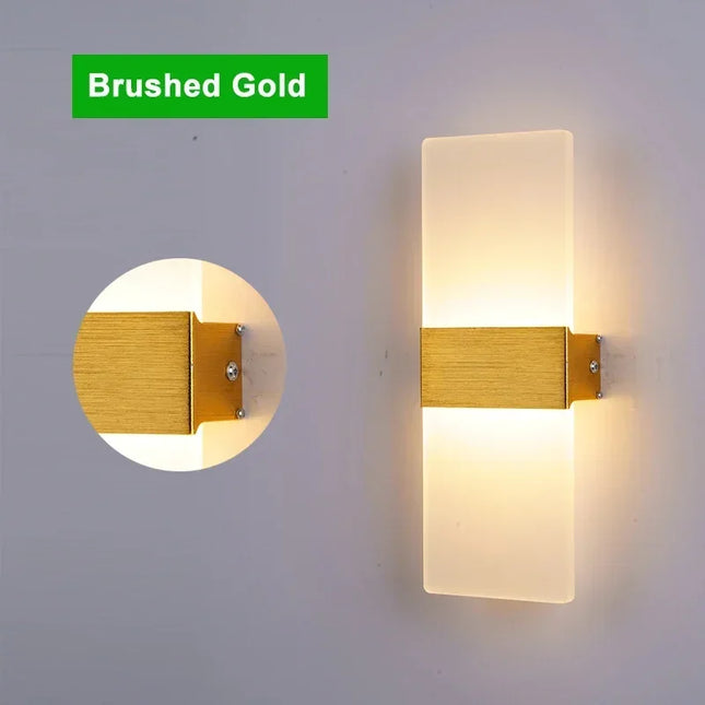 LED wall light