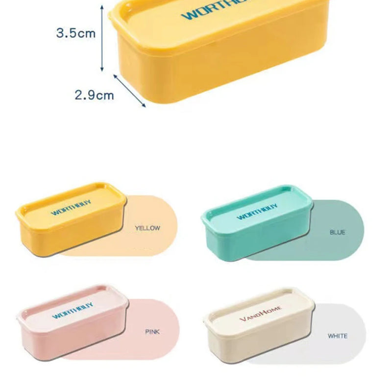 Caja portátil de hisopos de algodónCajas bastoncillos algodones