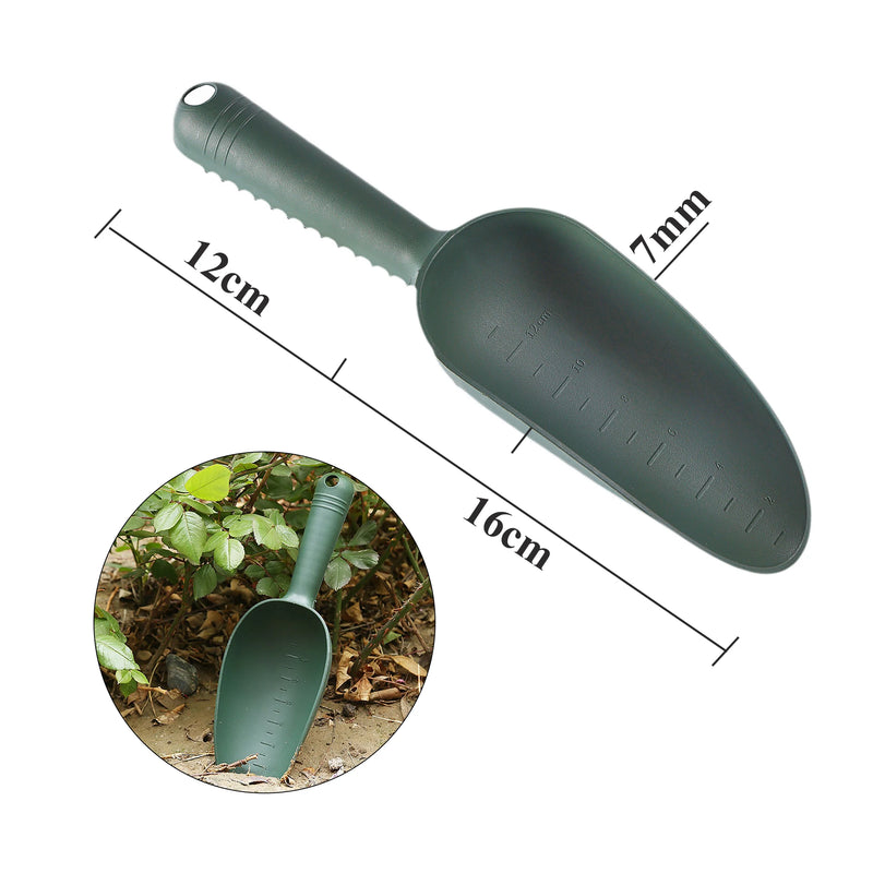 Pala de plástico con medidor para jardínAccesorios de jardinería