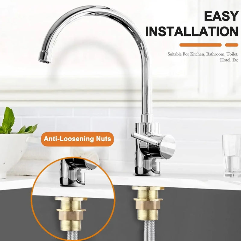Kit de fijación para grifo con tuerca tipo C · Arandela y soporte anti-aflojamiento para lavabo y cocinaAdaptadoresHardware > Plumbing > Plumbing Fixture Hardware & Parts > Faucet Accessories