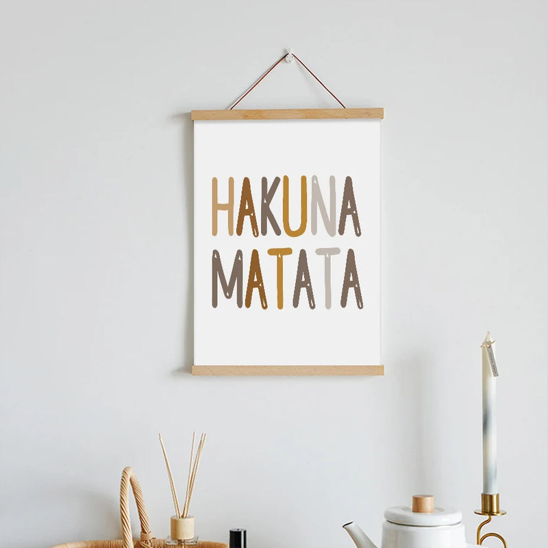 Poster Boho de animales de SafariCuadros