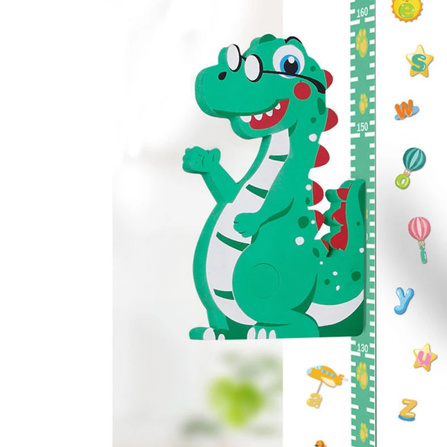 Three-dimensional and magnetic cartoon height stickers