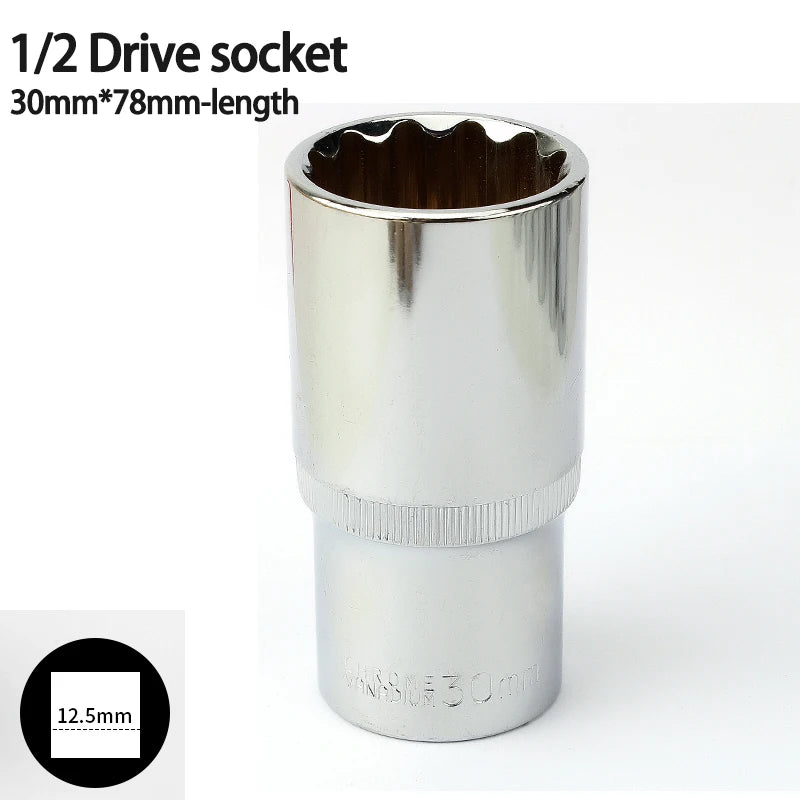 Vaso largo de impacto de 12 Puntas de 78mm 1/2Llaves de vasoHardware > Tool Accessories > Tool Sockets