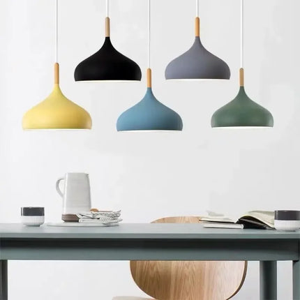 Coloured ceiling lamp