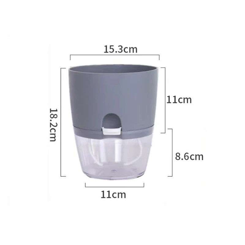 Maceta hidropónica de dos capas autorriegoMacetas