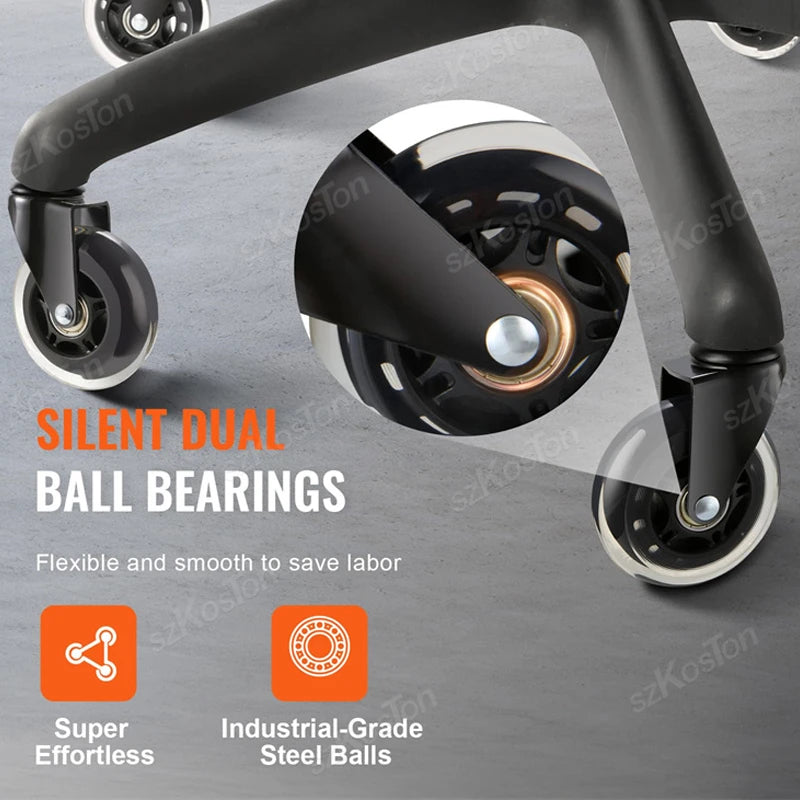 Set de 5 ruedas de goma para silla gaming y oficina, 3 pulgadasRuedasFurniture > Office Furniture Accessories > Office Chair Accessories