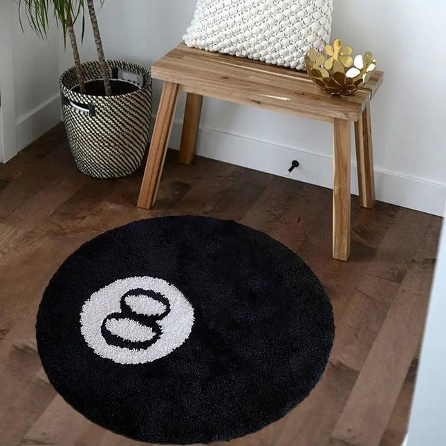 Tapis design boule de billard