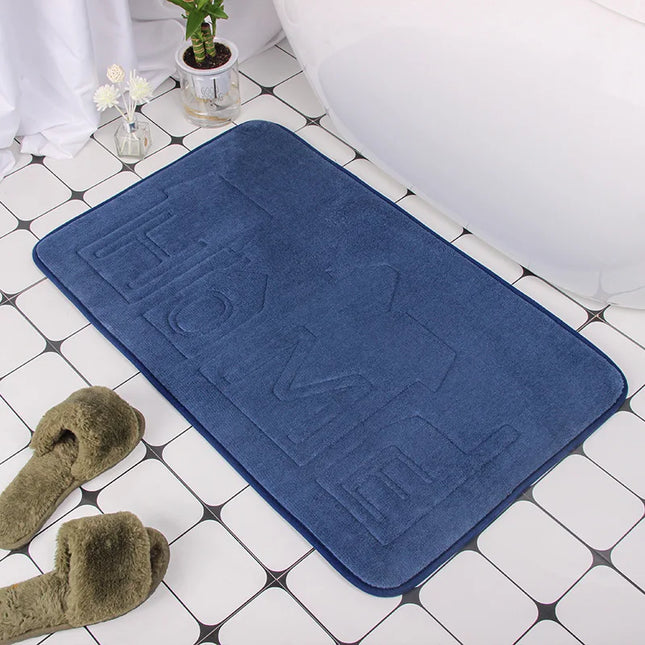 Alfombrilla de baño con estampado home