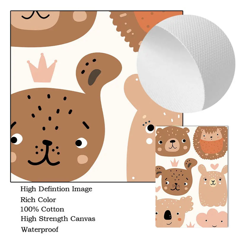 Impresiones en Lienzo Infantil – Arcoíris, Nubes y Sol | Decoración Moderna para NiñosCuadrosHome & Garden > Decor > Artwork > Posters, Prints, & Visual Artwork > Posters