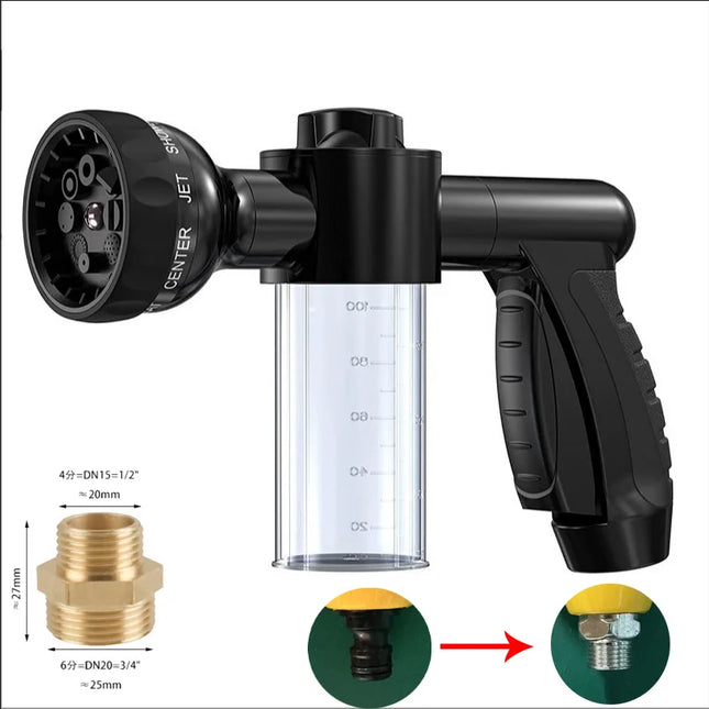 Pistolet de douche pour chien avec 3 modes de débit réglables