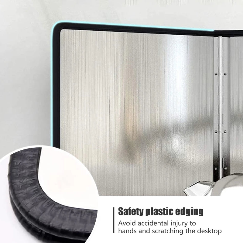 Tablero antisalpicaduras de aceite de acero inoxidable plegable para cocinaAccesoriosUncategorized