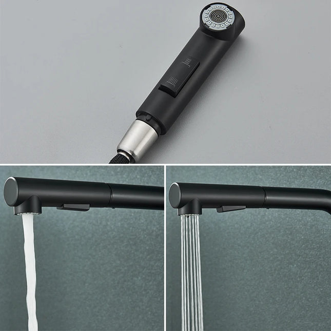 Grifo de cocina extraíble con regulador de chorroGrifosHardware > Plumbing > Plumbing Fixtures > Faucets > Kitchen Sink Faucets