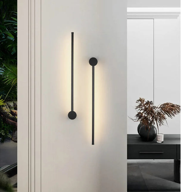 Minimalist LED rotating wall lamp