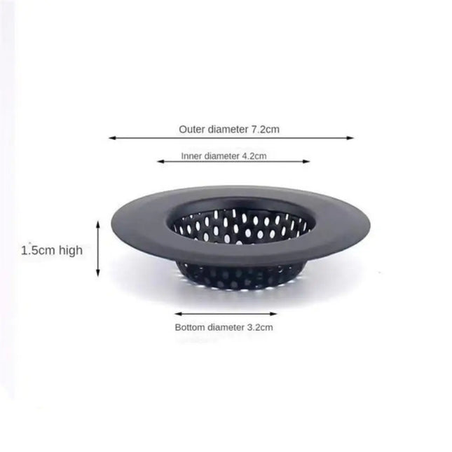 Stainless steel sink strainer