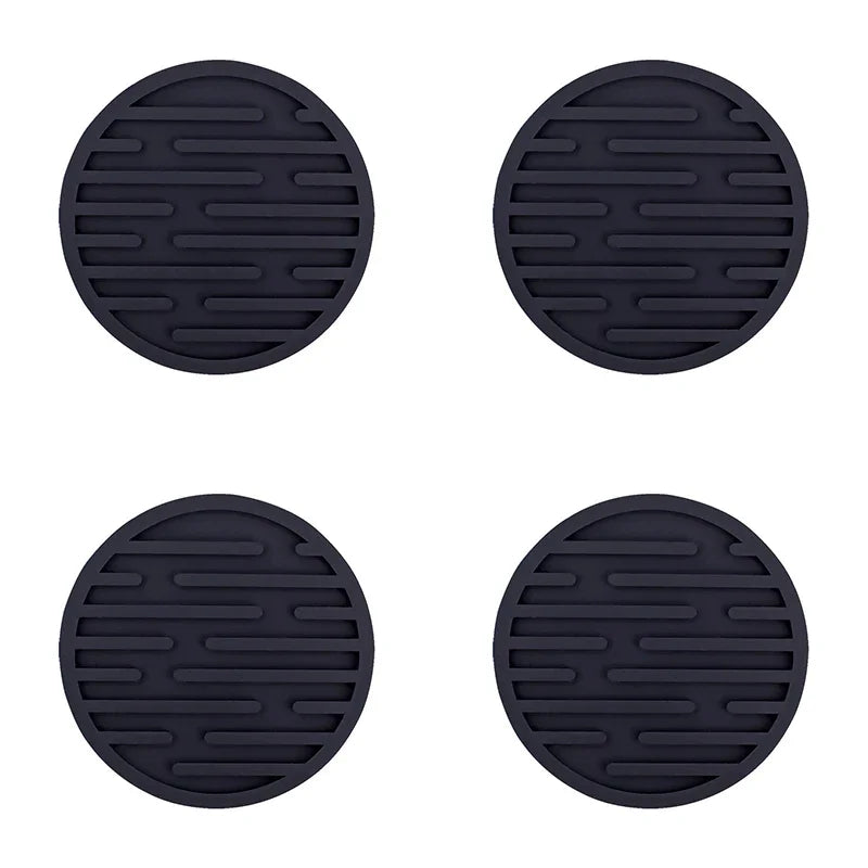 Set de 4 posavasos redondos de silicona antideslizantes de 10 cmPosavasosHome & Garden > Kitchen & Dining > Barware > Coasters
