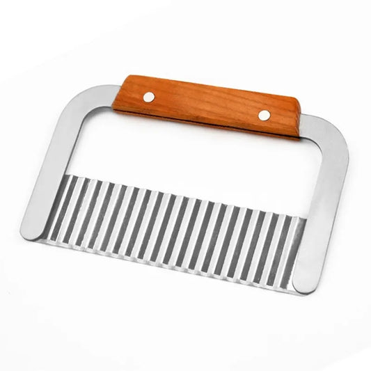 Stainless Steel Crinkle French Fries Slicer