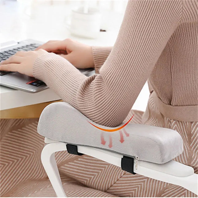 Memory foam chair armrest pad