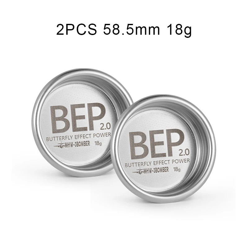 Cesta de filtro BEP Butterfly 2.0 de acero inoxidable con doble capaFiltrosHome & Garden > Kitchen & Dining > Kitchen Appliance Accessories > Coffee Maker & Espresso Machine Accessories > Coffee Filter Baskets
