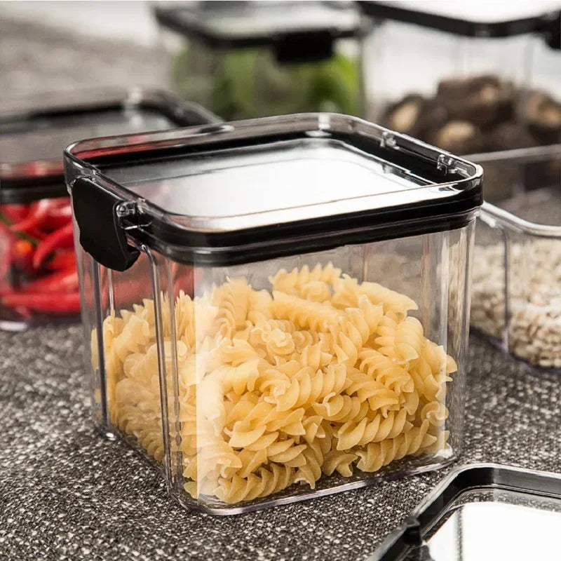 Set de botes herméticos de plástico transparente, 4 tamañosTáperesHome & Garden > Kitchen & Dining > Food Storage