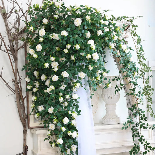 Guirlande de fleurs artificielles pour la décoration