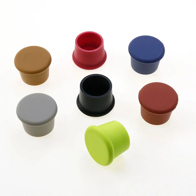 Silicone wine bottle stopper