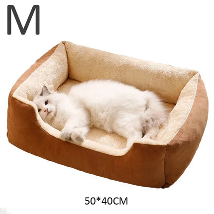 Square pet bed