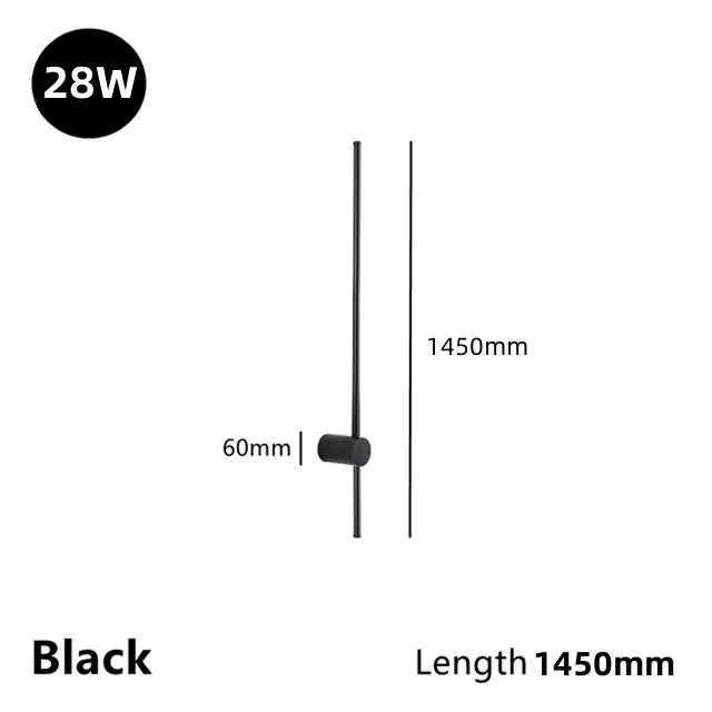 Lámpara de pared giratoria LED minimalistaLámparas de paredHome & Garden > Lighting > Lighting Fixtures > Wall Light Fixtures