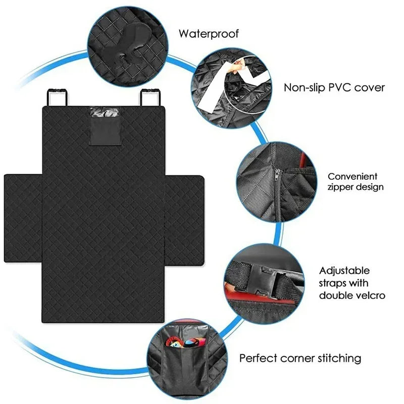 Funda impermeable para asiento o maletero de coche para mascotasAccesoriosAnimals & Pet Supplies > Pet Supplies > Vehicle Pet Barriers > Backseat Barriers