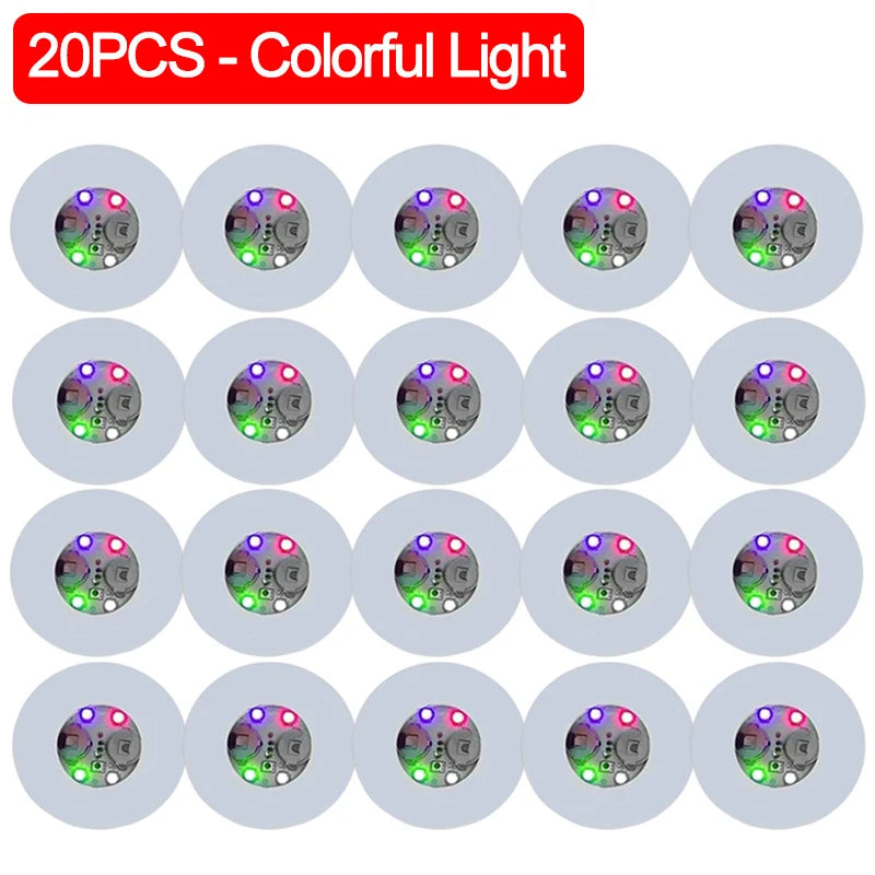 Posavasos LED adhesivos para vasos y botellas · Luces decorativas multicolorPosavasosHome & Garden > Kitchen & Dining > Barware > Coasters