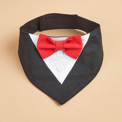 Bandana with bow tie for dogs