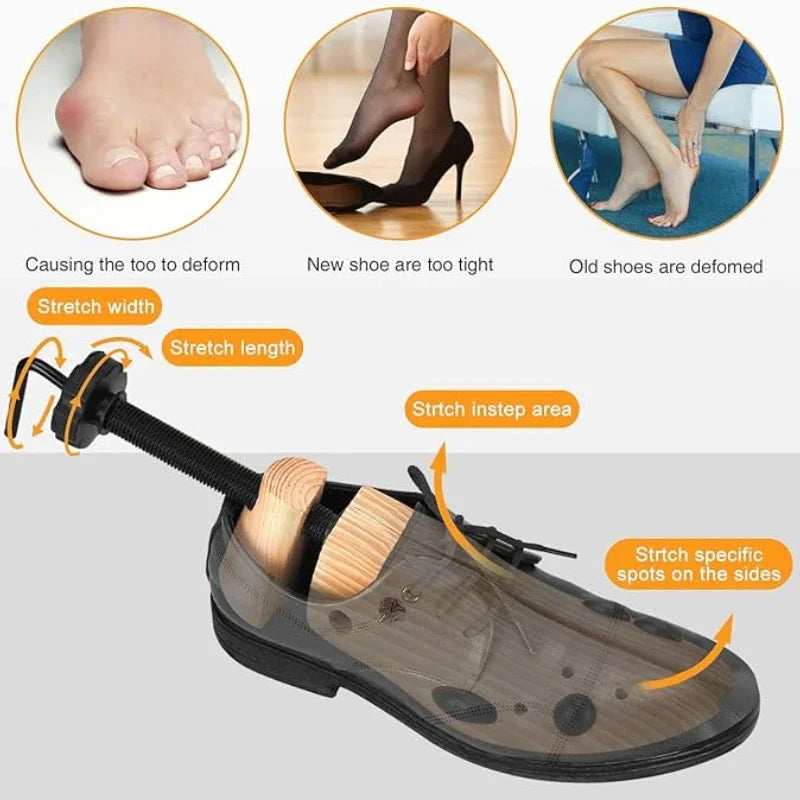 Horma ajustable de madera para ensanchar zapatosAccesoriosHome & Garden > Household Supplies > Shoe Care & Tools > Shoe Trees & Shapers > Shoe Trees