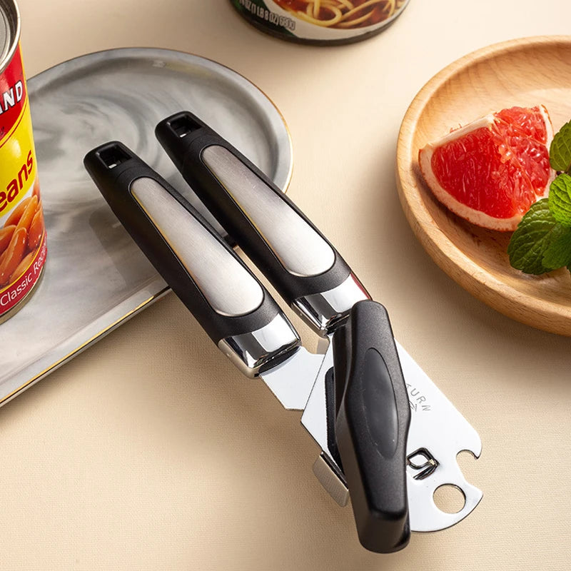 Abrelatas multifuncional de acero inoxidableAbrelatasHome & Garden > Kitchen & Dining > Kitchen Tools & Utensils > Can Openers