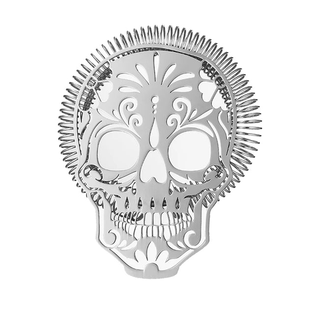 Mexican Skull Pattern Cocktail Strainer